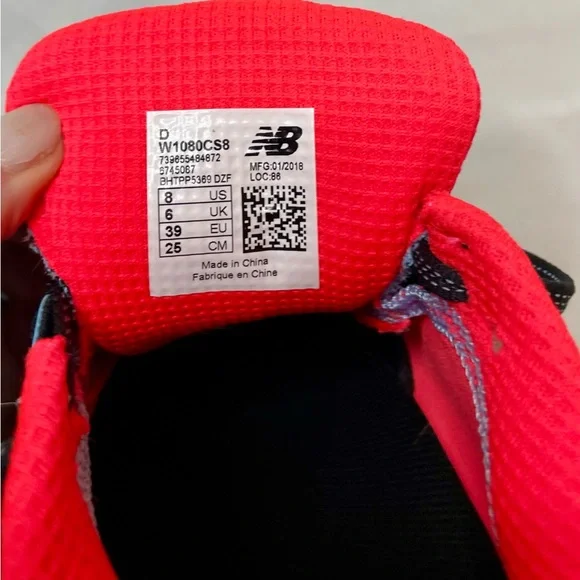 New Balance 1080v8 Blue Clear Sky W1080CS8 Sports Shoes with Breathable Mesh - Picture 7 of 14